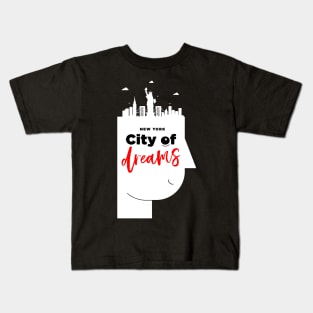 New York City of Dreams Kids T-Shirt